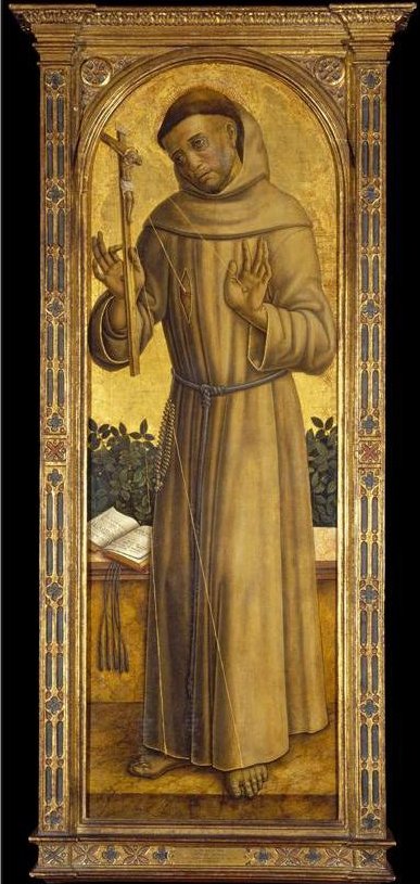 St. Francis, painting by Vittorio Crivelli, after 1490, El Paso Museum of Art