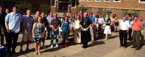 Archbishop Kurtz with Louisville Young Catholics 