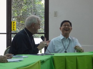 Meeting with Cardinal Tagle, Archbishop of Manila