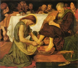 Jesus Washing Peter's Feet by Ford Madox Brown