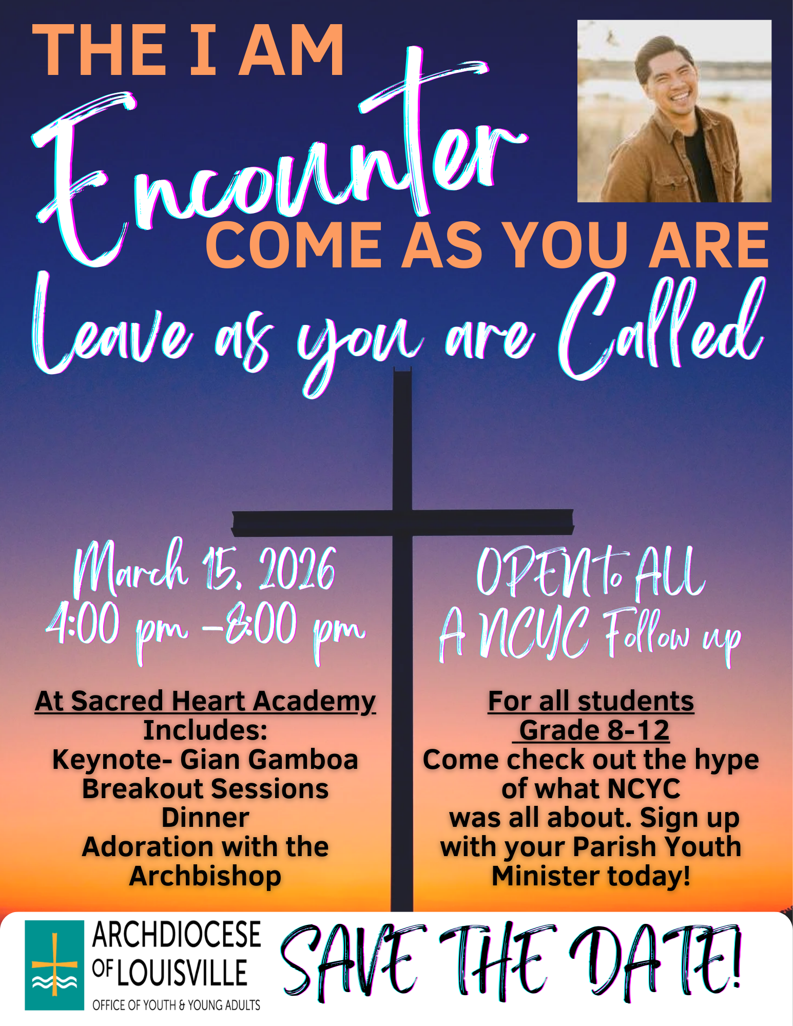 The i am Encounter- save date