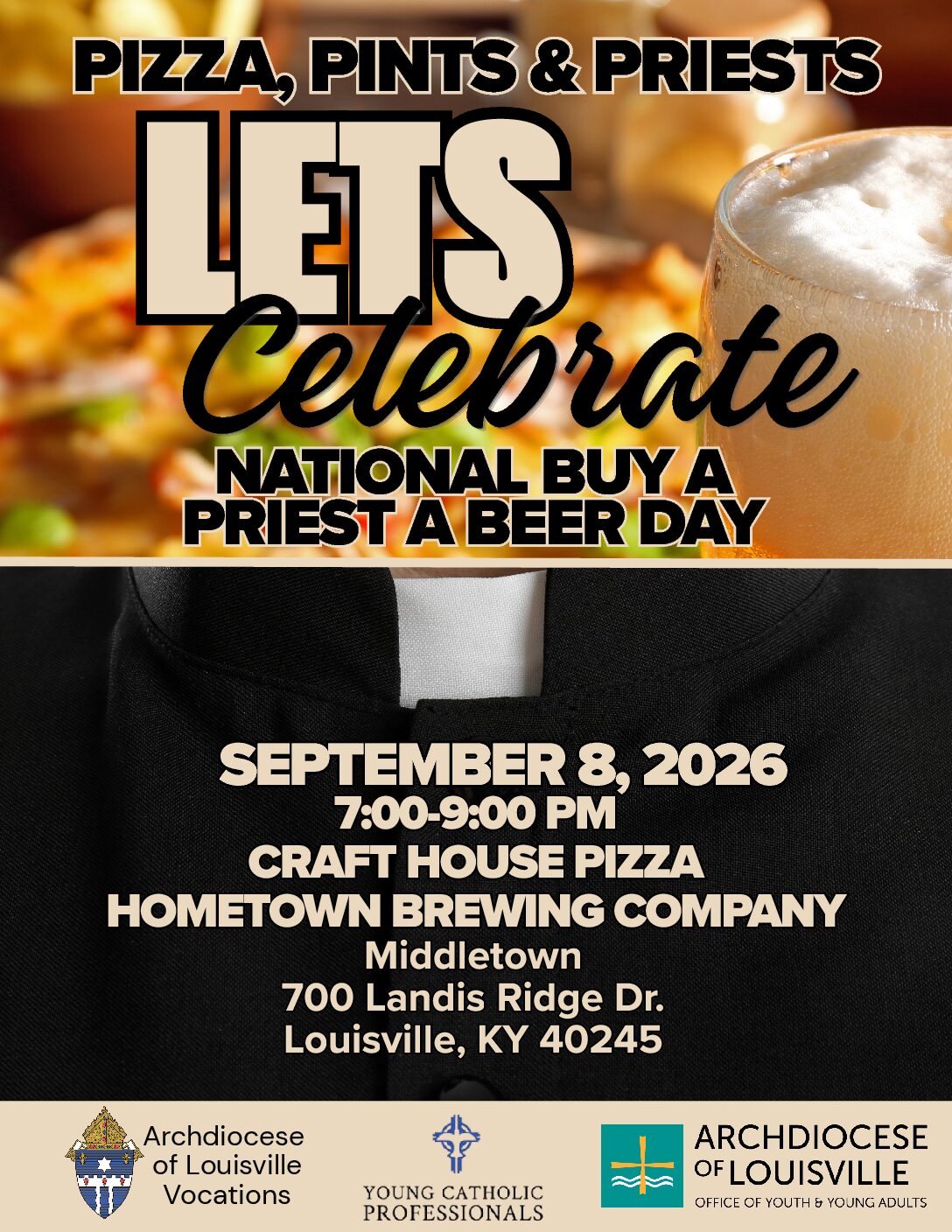 Pizza, Pints (4)